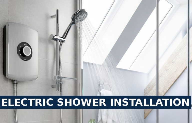 Electric shower installation Kew